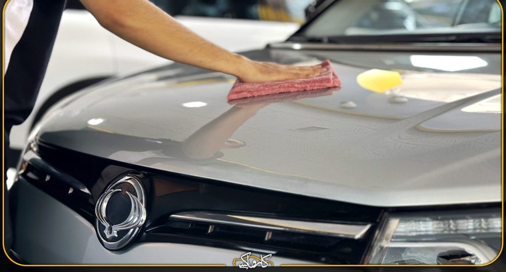 براق کردن رنگ خودرو در خانه