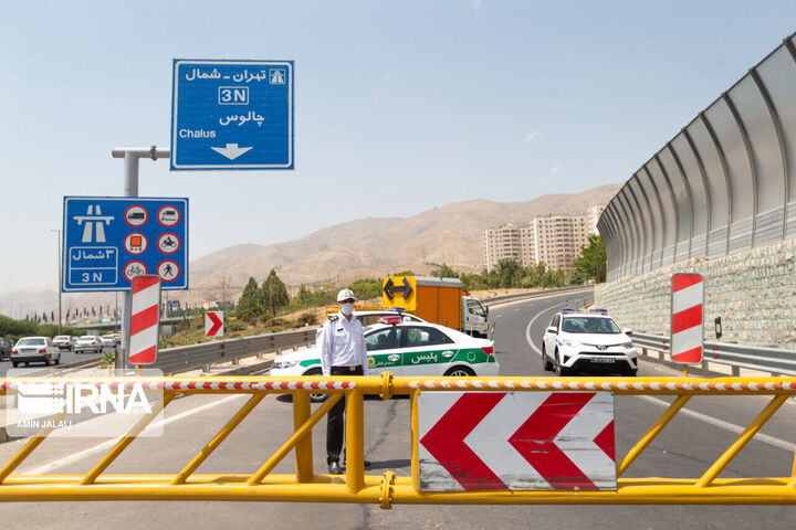 ممنوعیت تردد از محور چالوس و آزادراه تهران - شمال