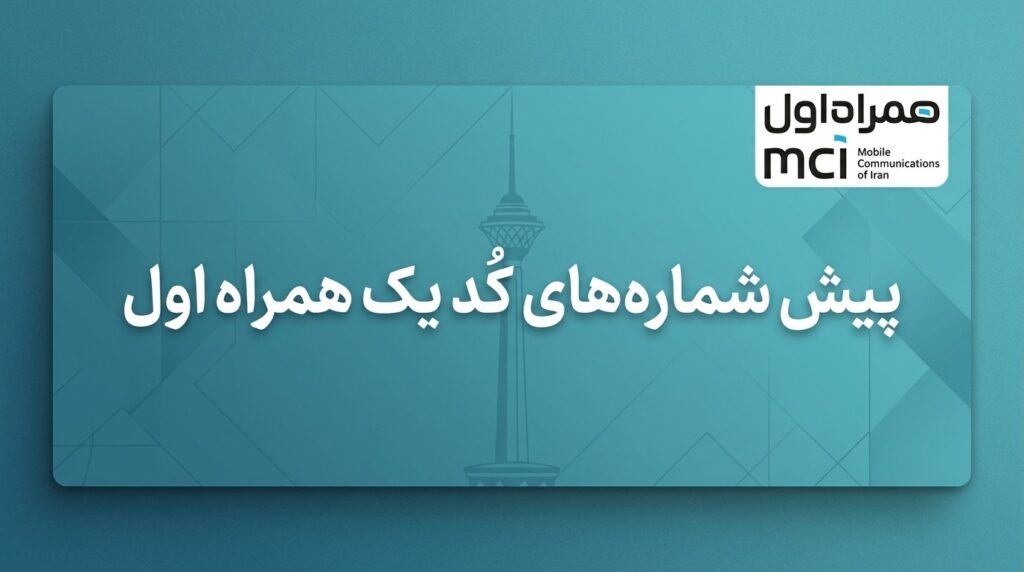 پیش شماره کد یک تهران